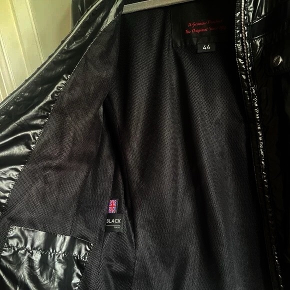 Belfast Vintage Women Motorcycle Jacket - Black - EU Size 44 - Picture 9 of 9